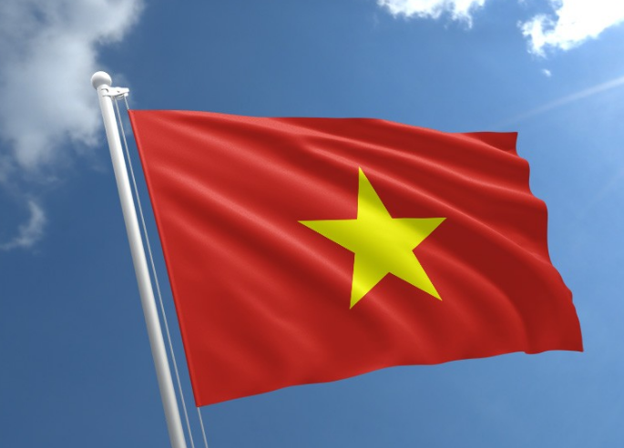 Cờ Tổ Quốc Việt Nam Trong Gió
