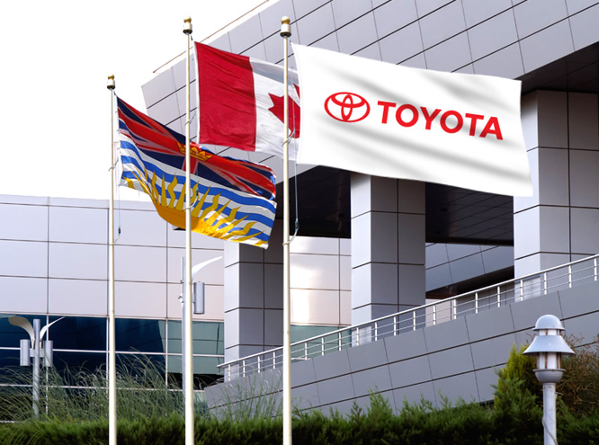 Cờ Công Ty Theo Yêu Cầu - Cờ Toyota